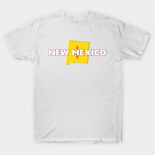 New Mexico Colored State T-Shirt